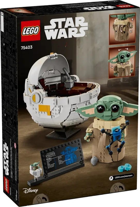 Lego Grogu med svevende barnevogn 75403