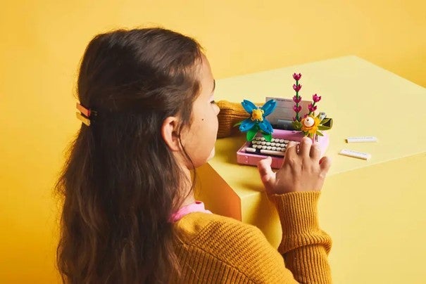 Lego Skrivemaskin med blomster 31169