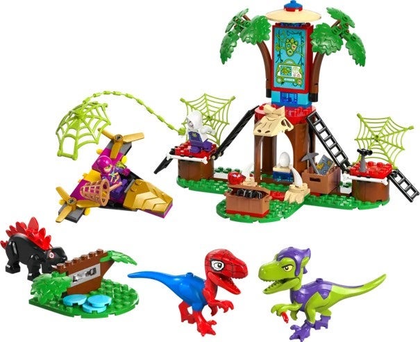 Lego Raptorkamp ved hovedkvarteret i treet 11200