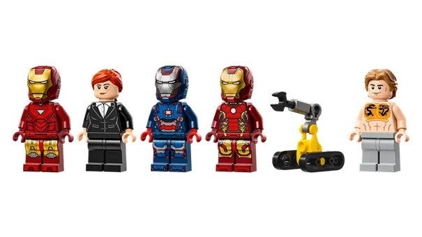 Lego Iron Mans laboratorium: Draktgalleriet 76315