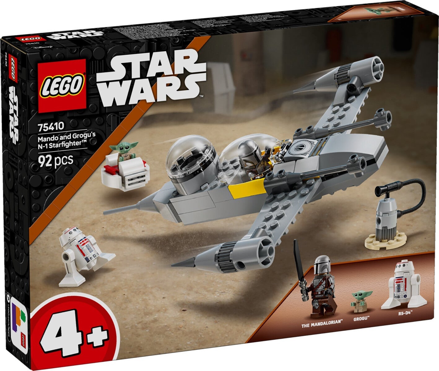 Lego Mando og Grogus N-1 Starfighter 75410