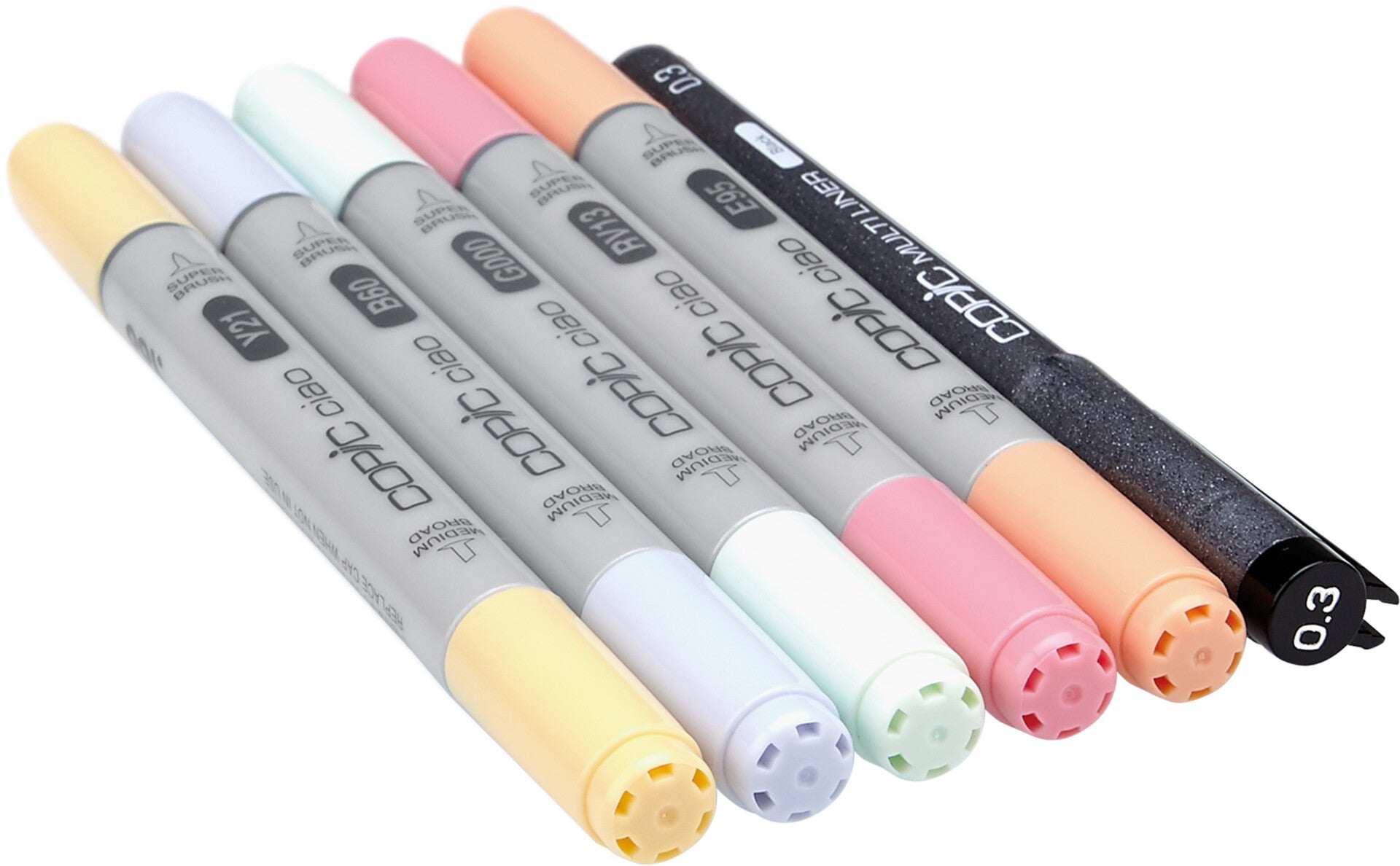 Tusj Copic Ciao Alkoholbasert 5+1 Pastels