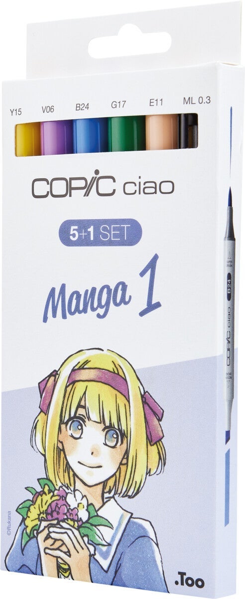 Tusj Copic Ciao Alkoholbasert 5+1 Manga 1