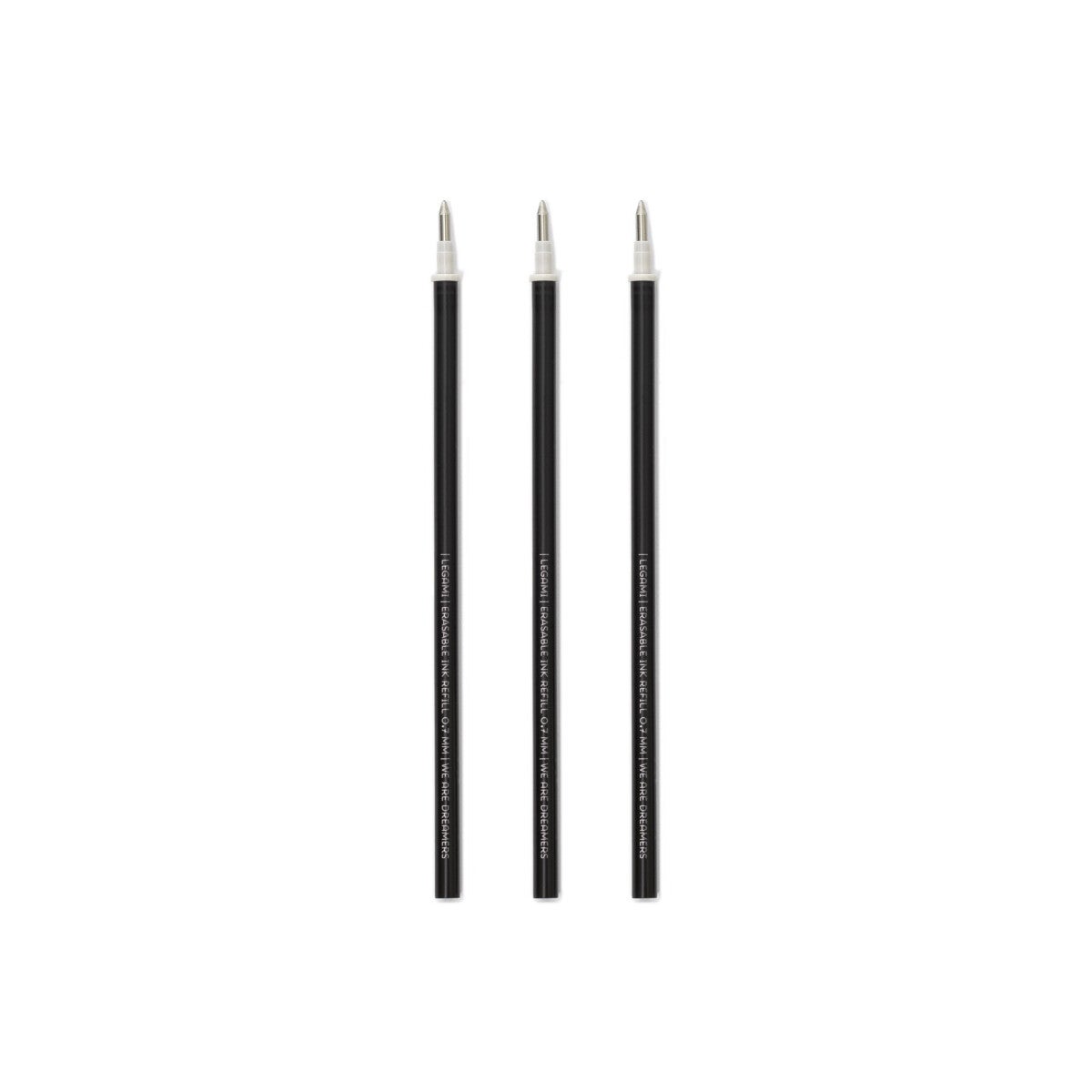 Refill Legami viskbar gel penn 3pk 0.7 sort