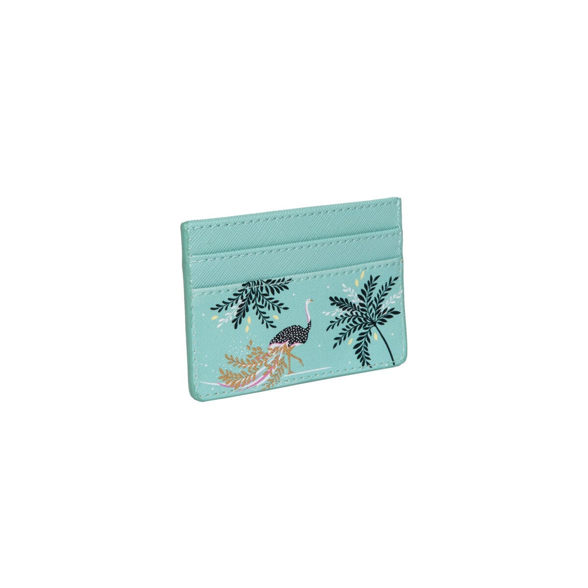 Kortholder Sara Miller Ostrich Mint