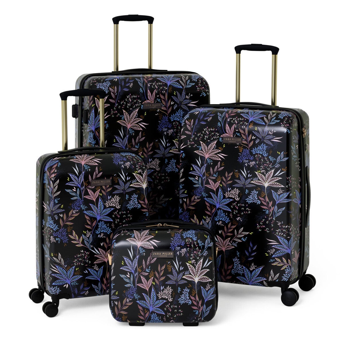 Vanity Case Sara Miller Black Botanic