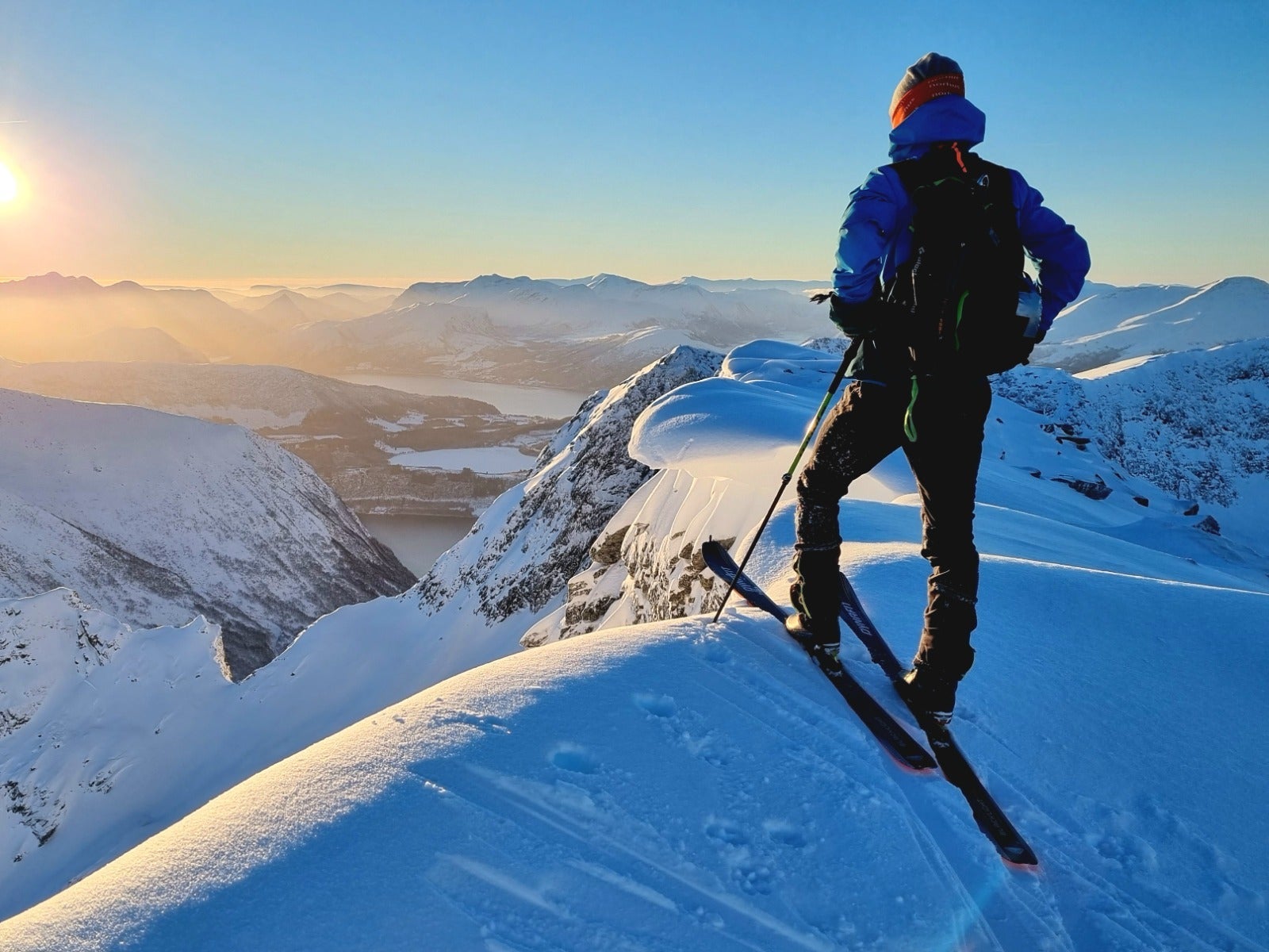 Skispor i Sunnmørsalpane