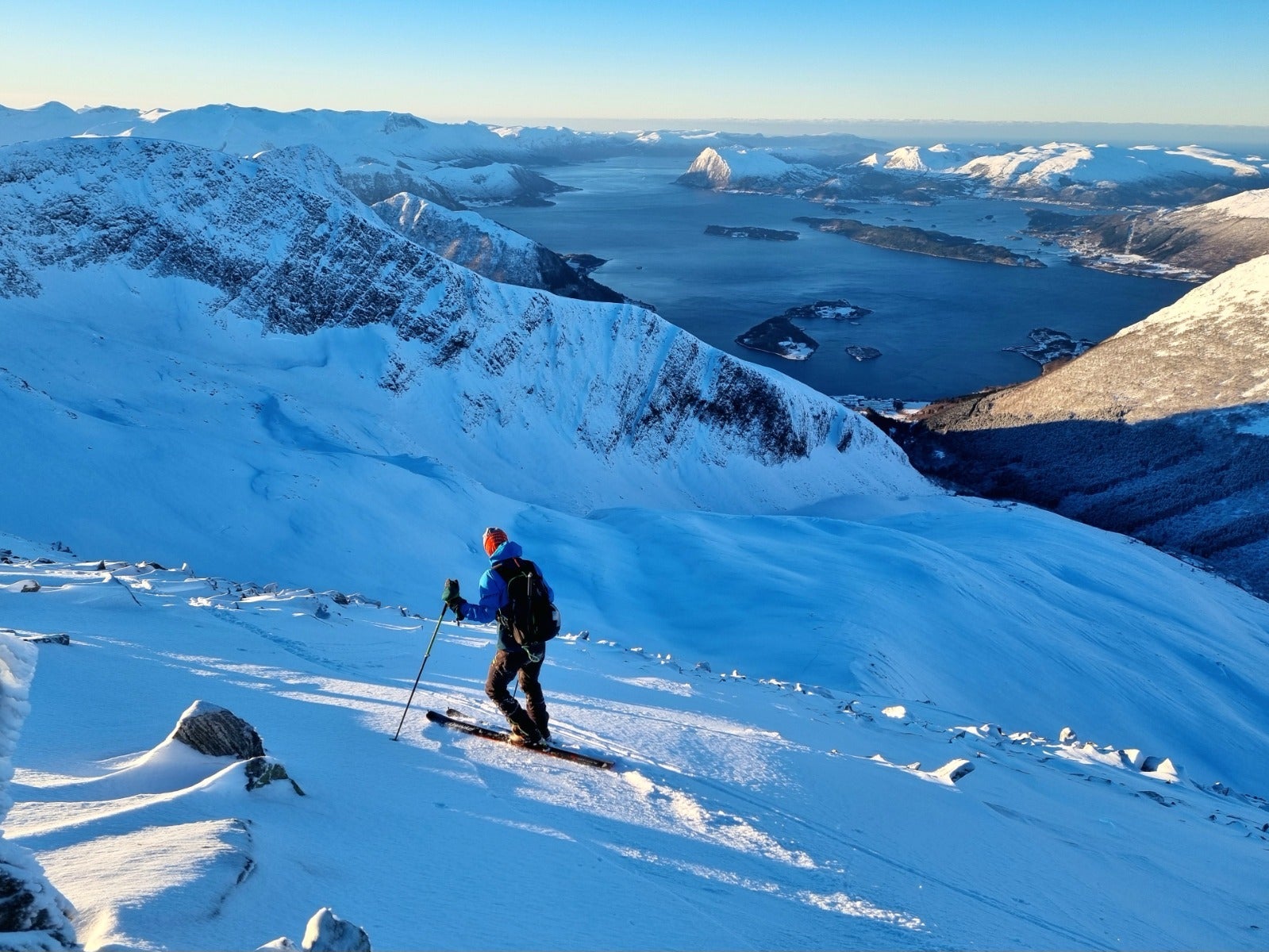 Skispor i Sunnmørsalpane