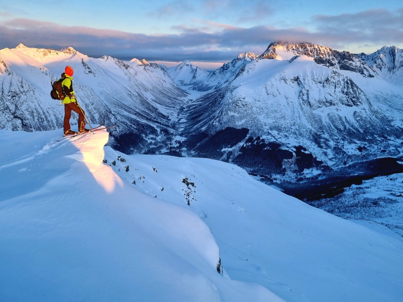 Skispor i Sunnmørsalpane