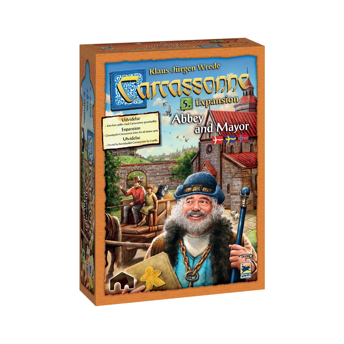 Spill Carcassonne 5 Messengers Mayors