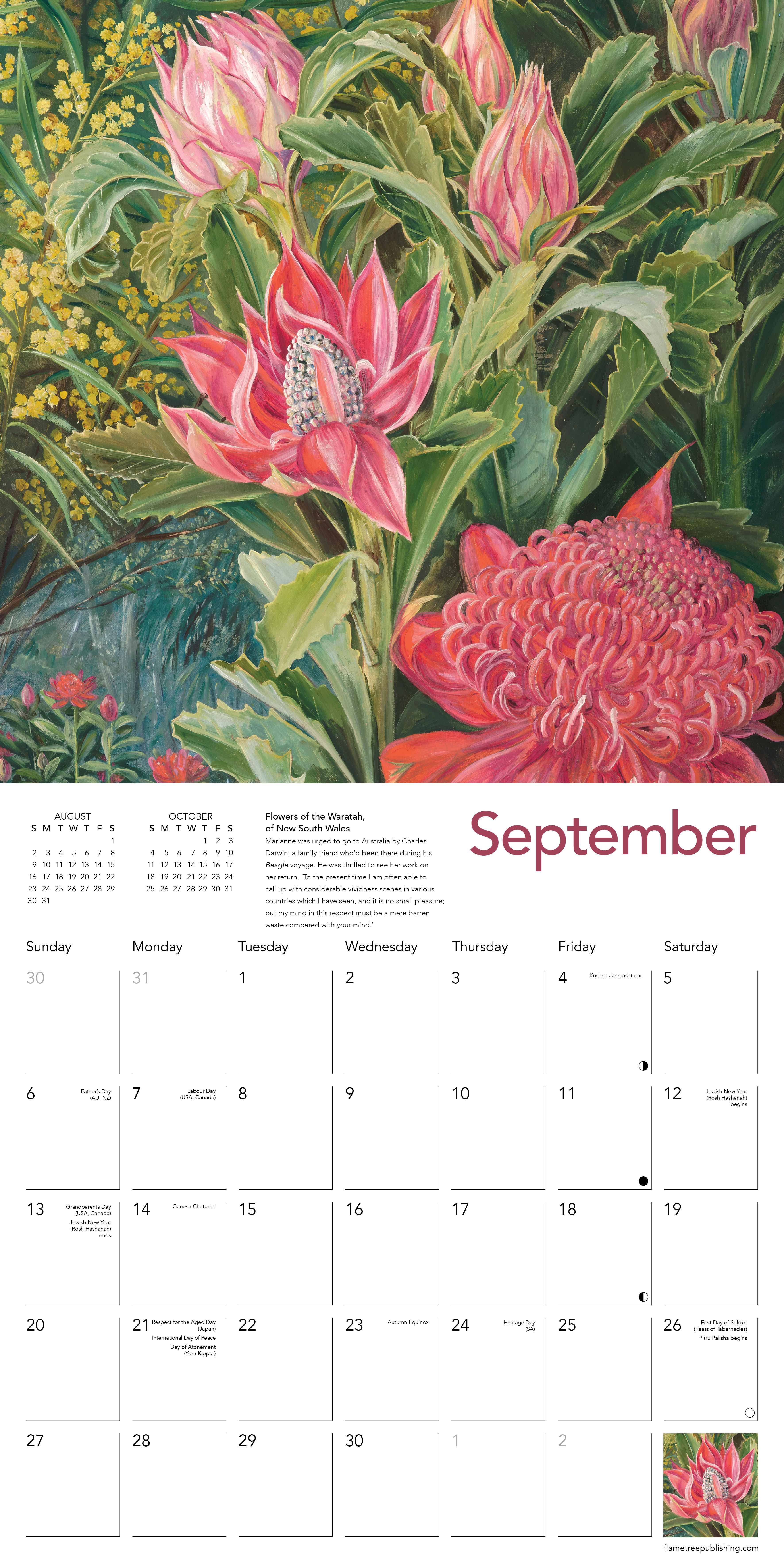 Kalender 2026 30x30 Exotic Plants