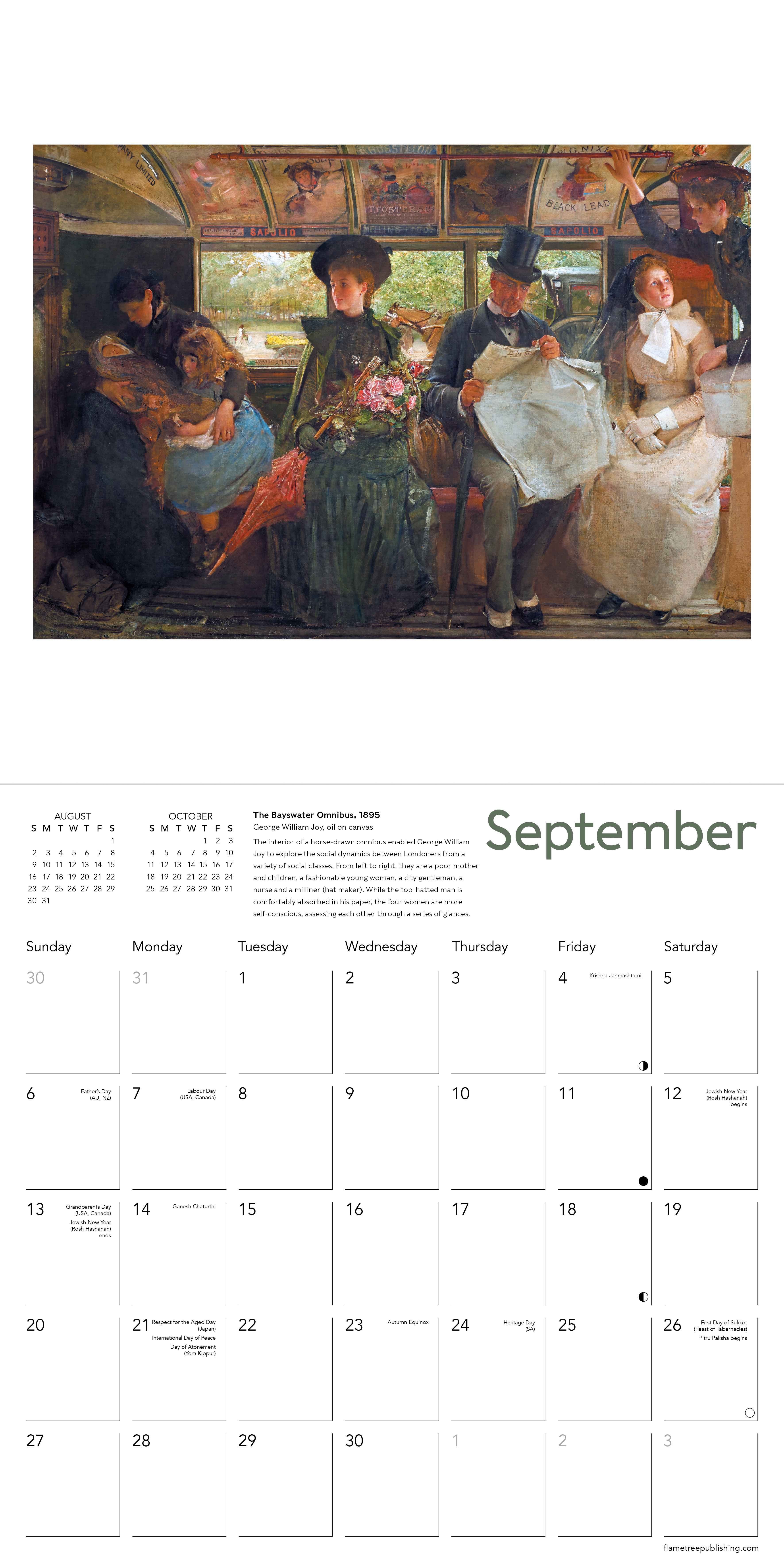 Kalender 2026 30x30 Paintings of London