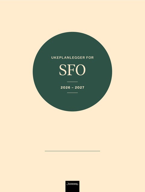 Ukeplanlegger for SFO 2026-2027