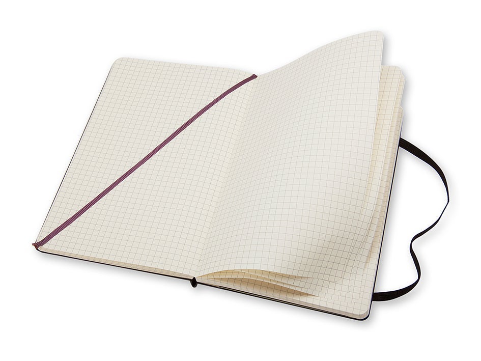 Moleskine Pocket Squared Hardcover Notebook Black