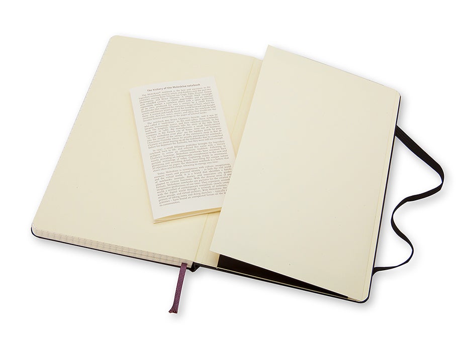 Moleskine Large Squared Hardcover Notebook Black