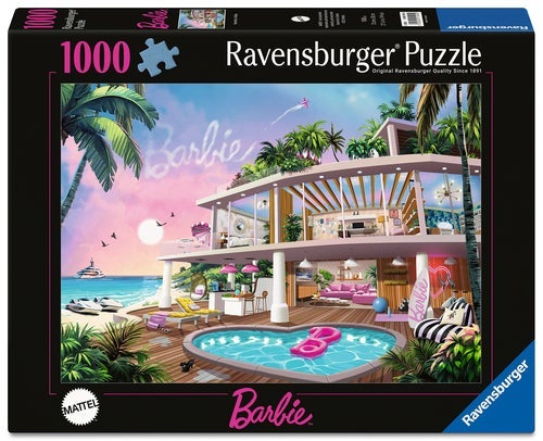 Puslespill 1000 Barbie Malibu Ravensburger