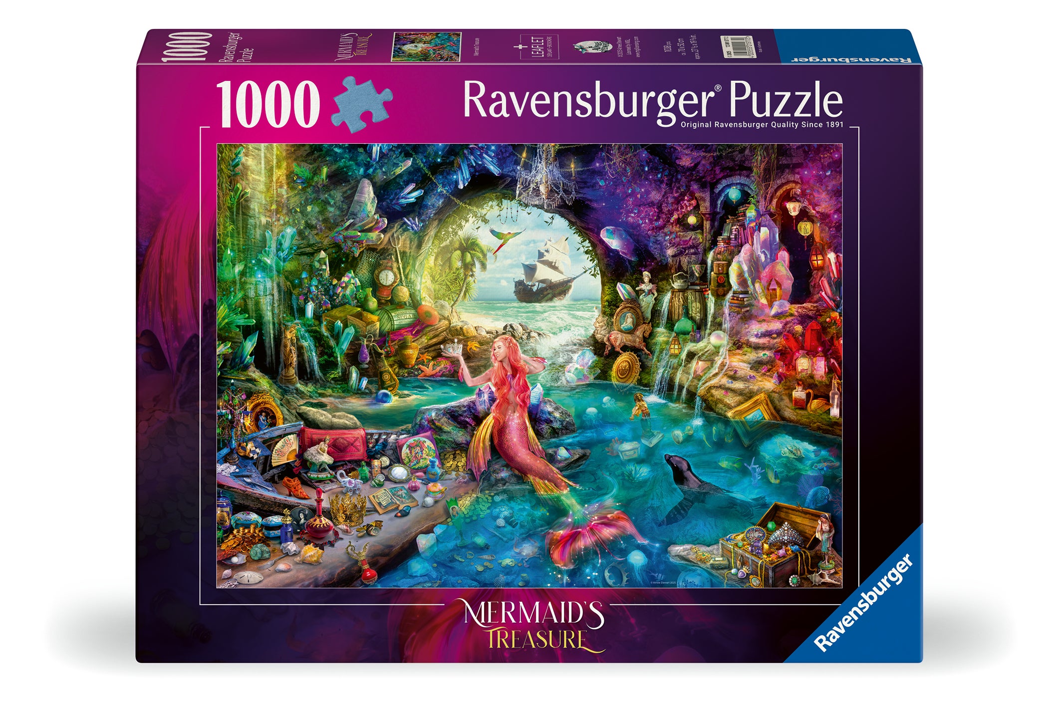 Puslespill 1000 Havfruens Skatt Ravensburger