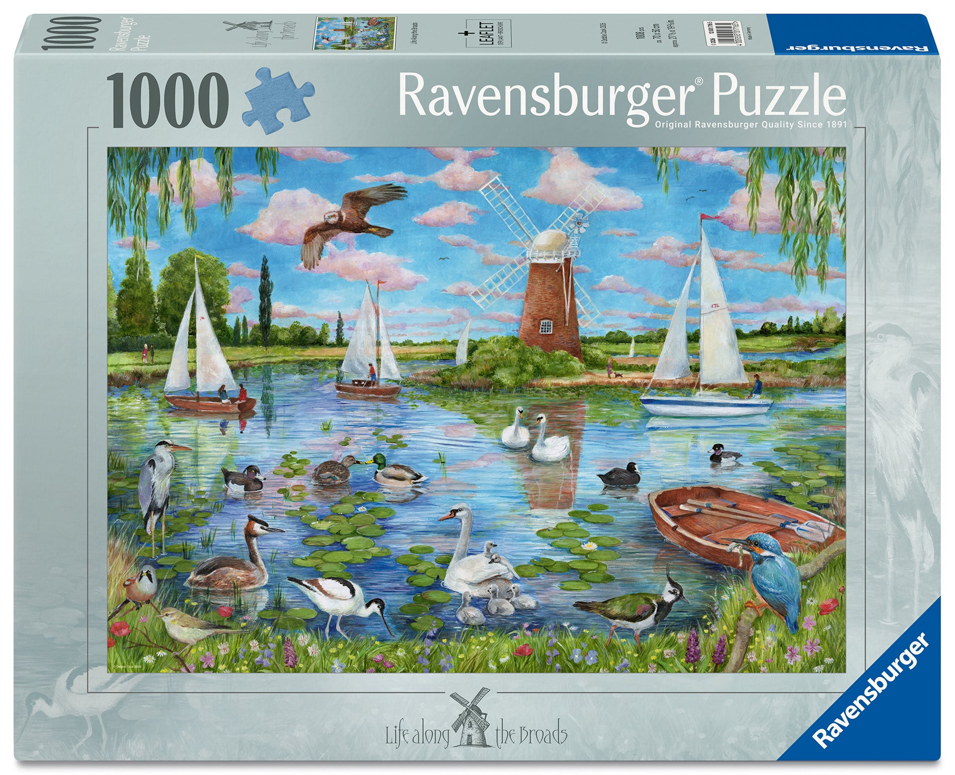 Puslespill 1000 Livet Ved Bredden Ravensburger
