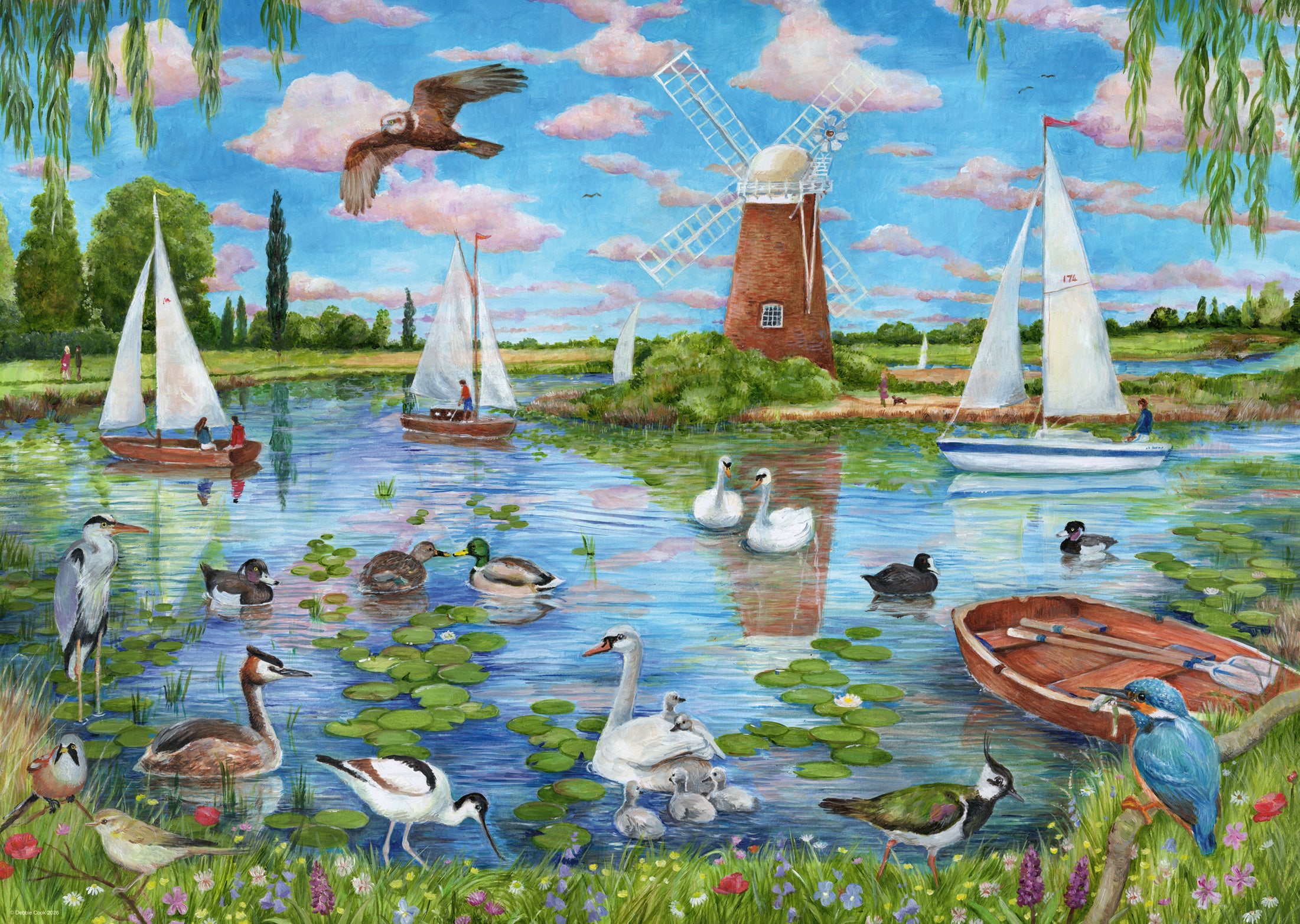 Puslespill 1000 Livet Ved Bredden Ravensburger