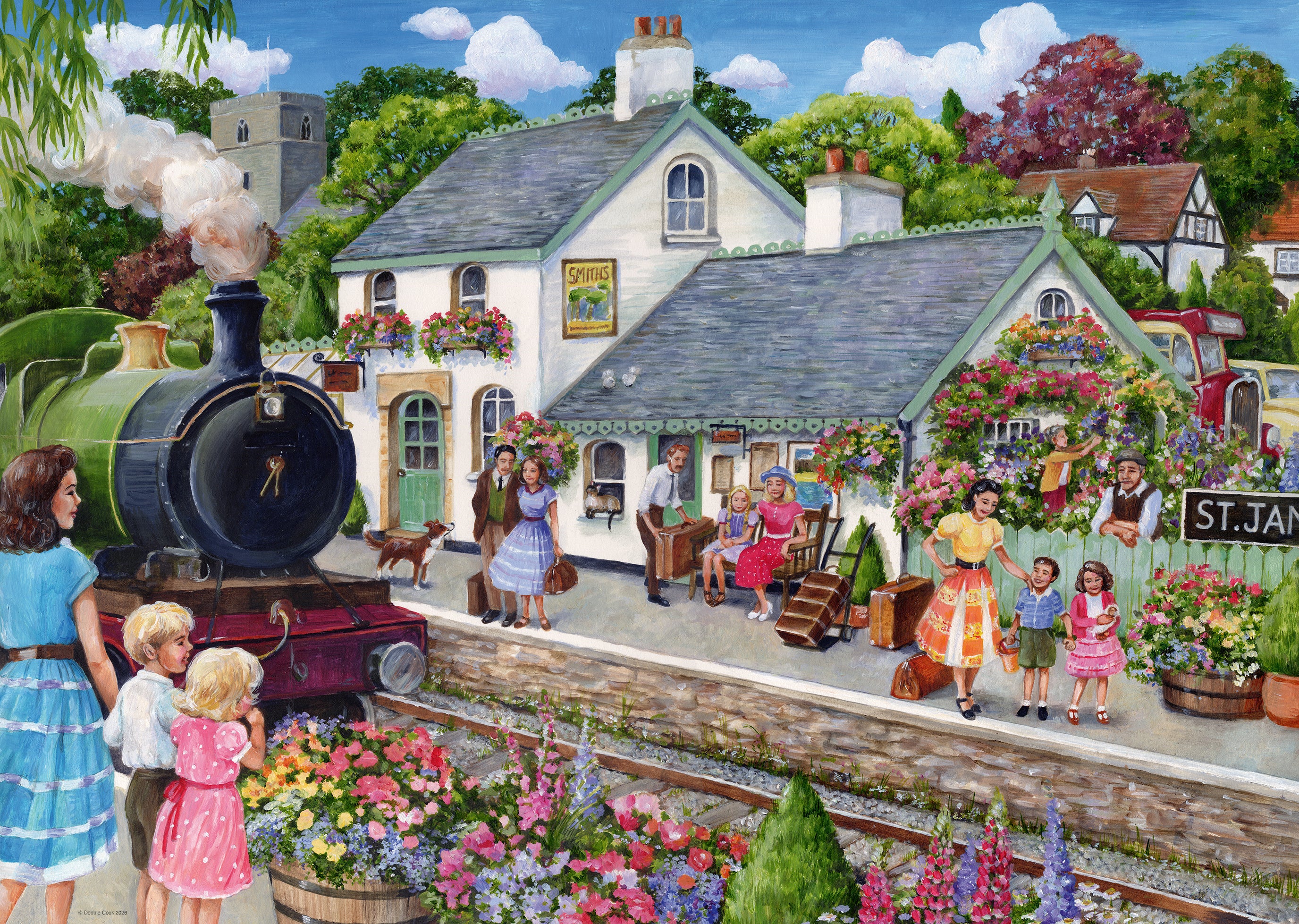 Puslespill 1000 Cottage Ravensburger