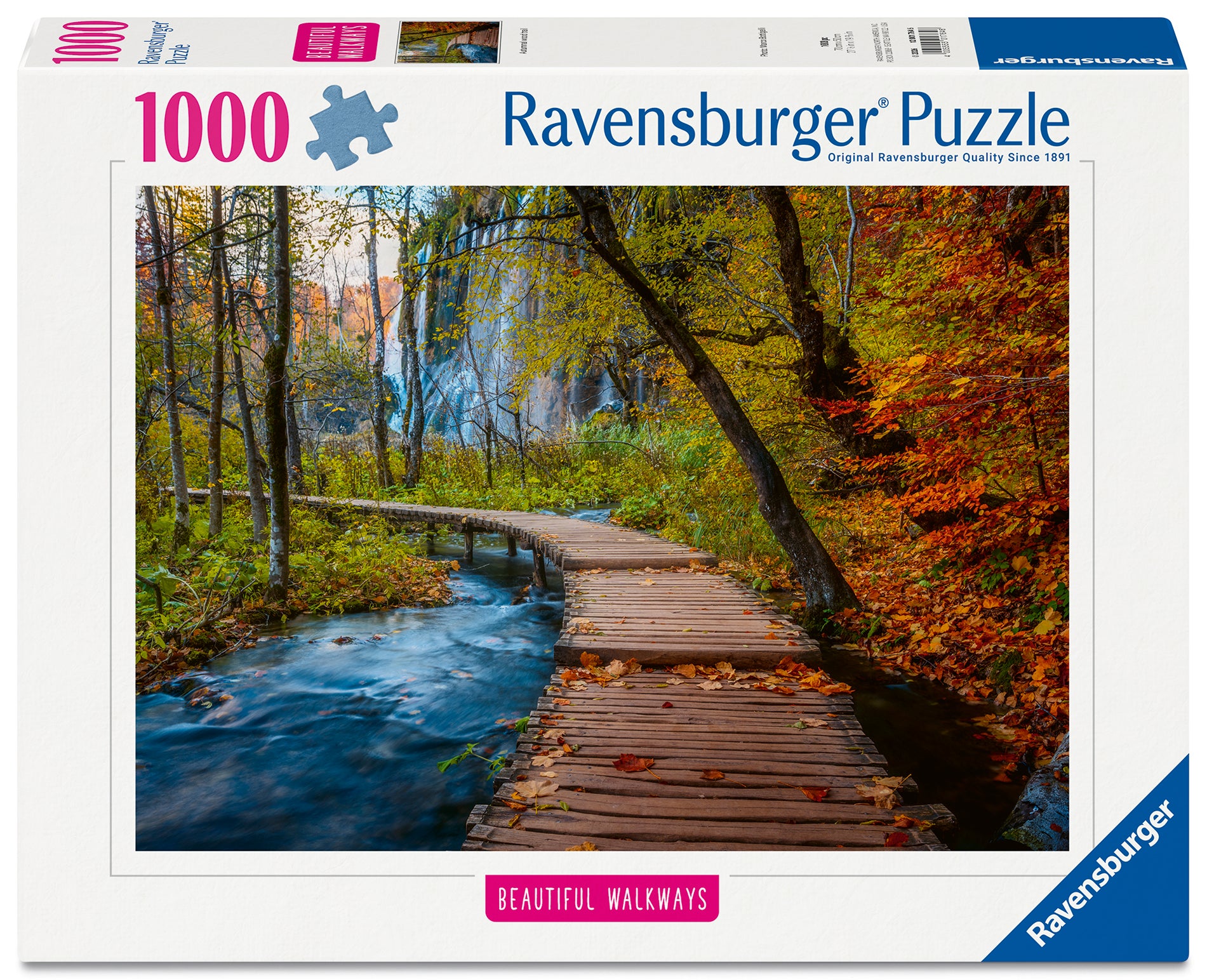 Puslespill 1000 Høstlig Skogsti Ravensburger