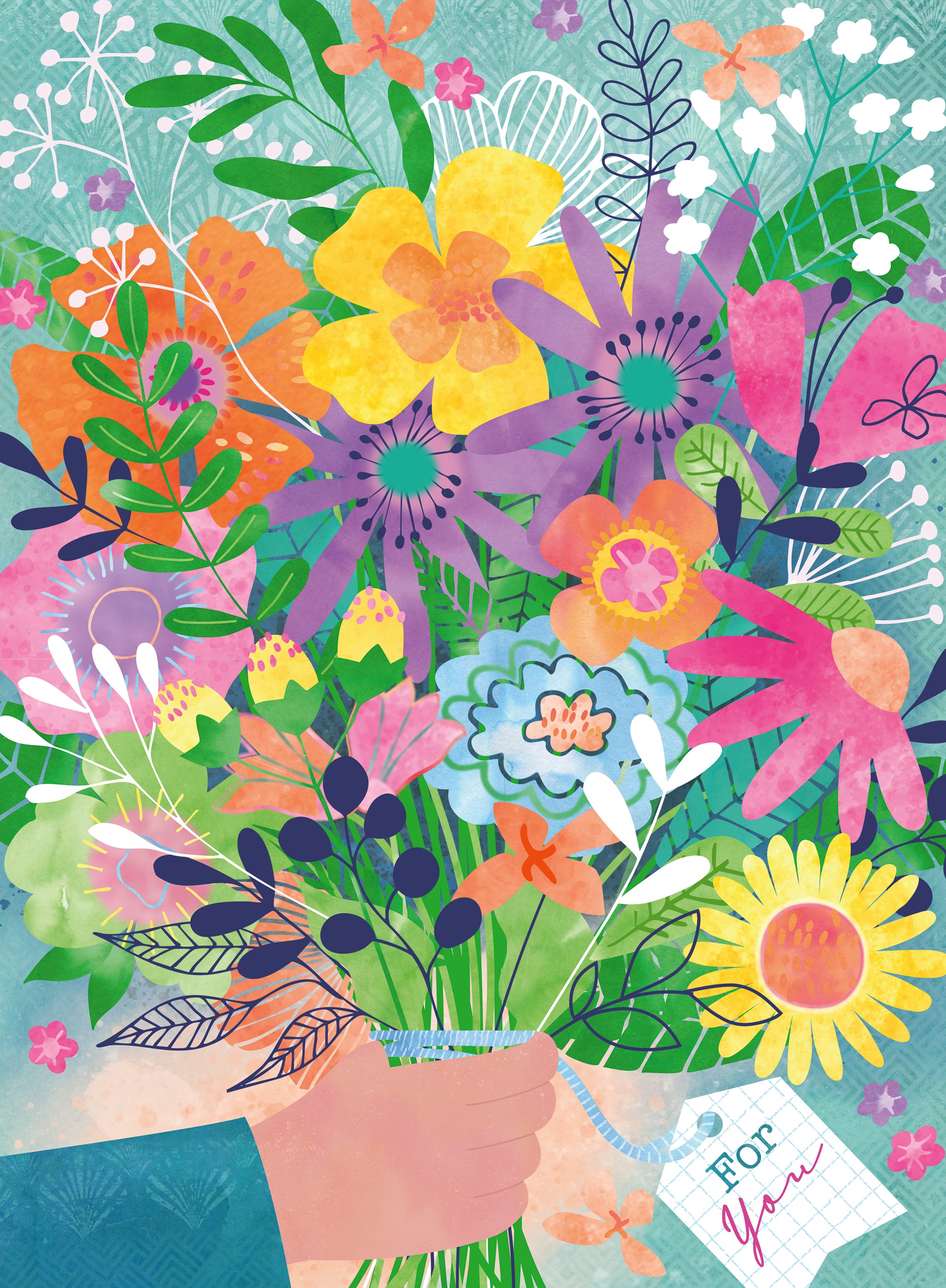 Puslespill 500 Flowers For You Ravensburger