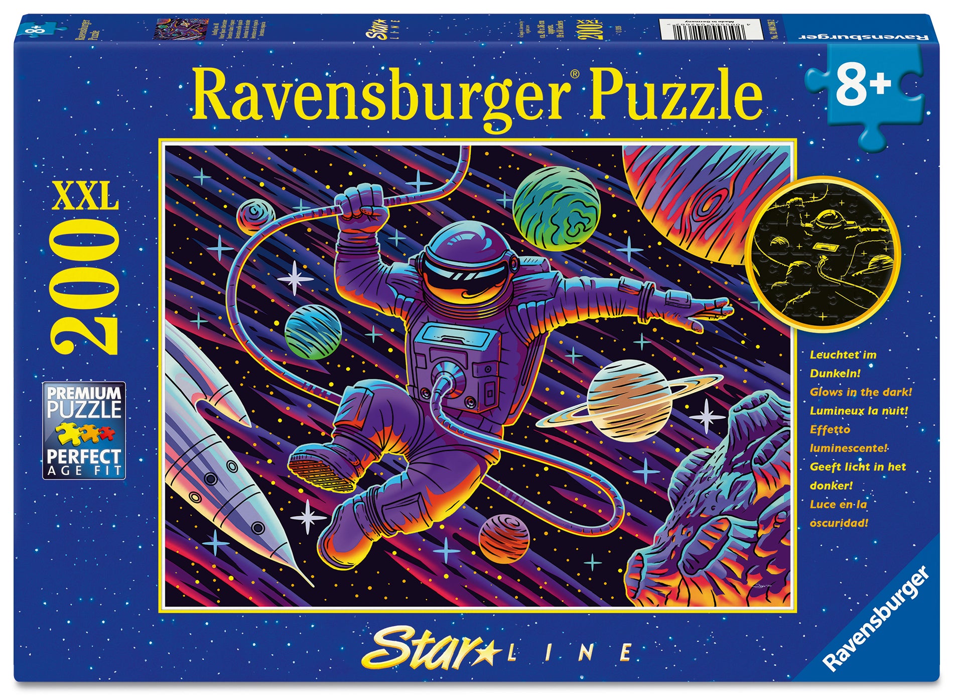 Puslespill 200 Verdensrommet Ravensburger