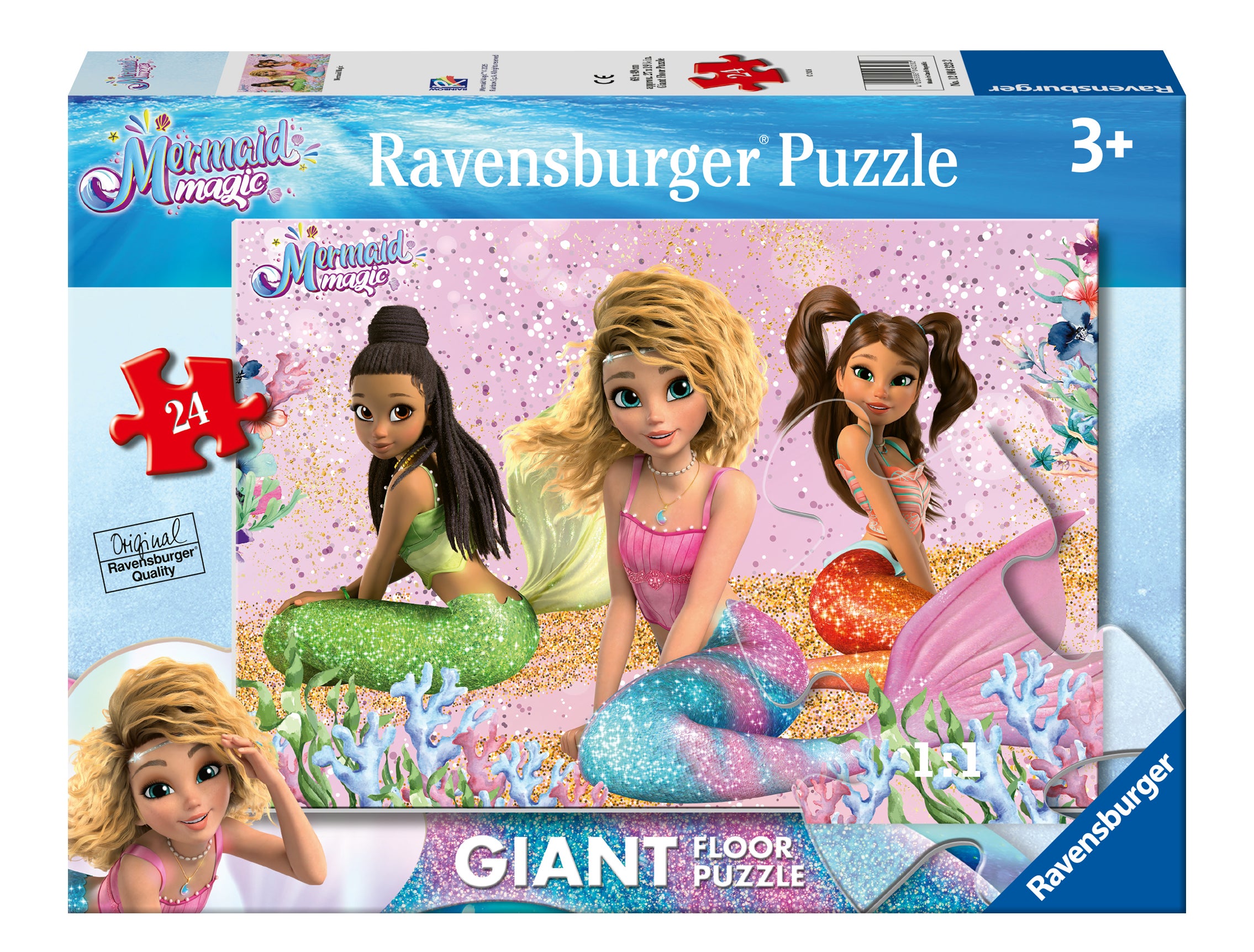 Puslespill 24 Havfruemagi Gulv Ravensburger