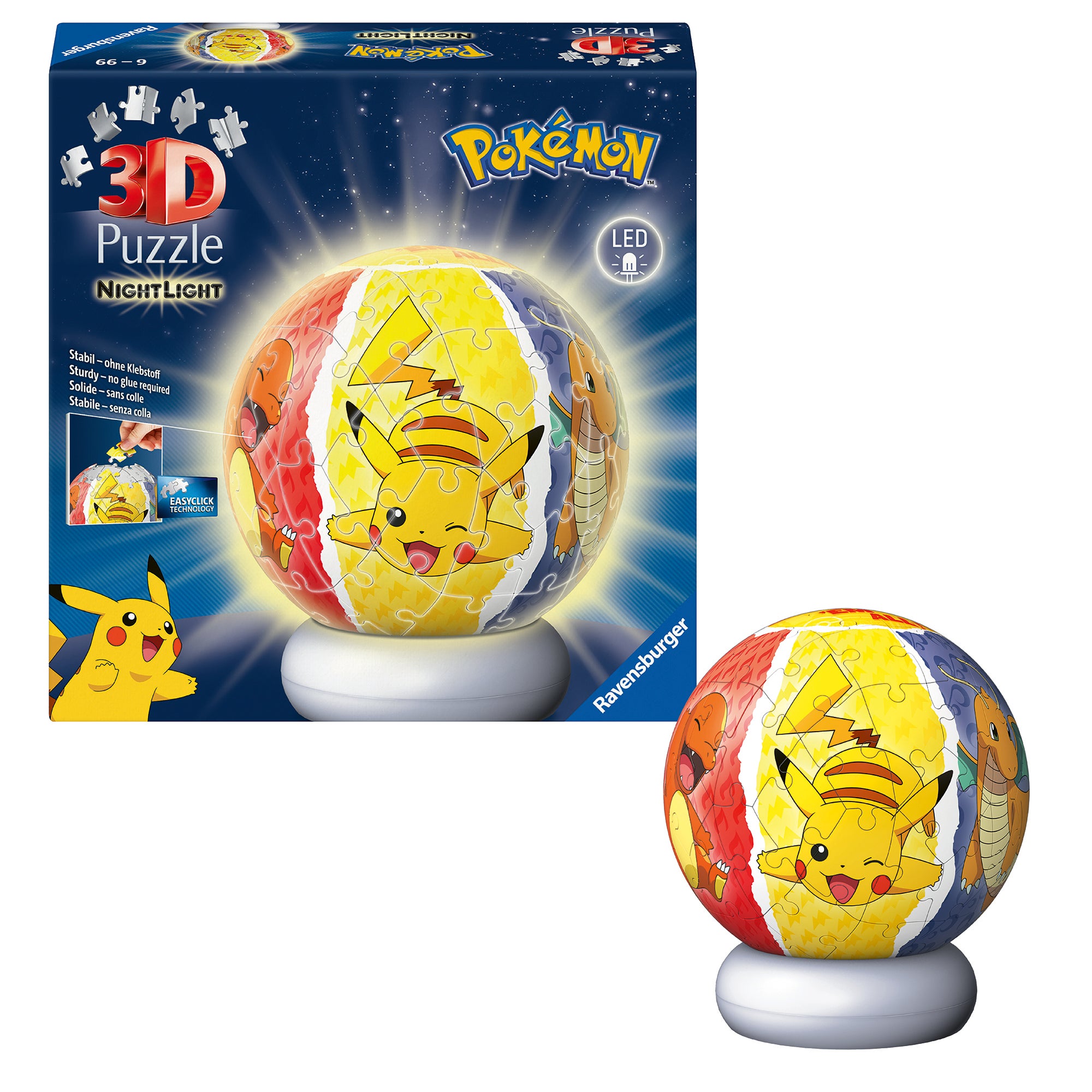 Puslespill 72 Nattlampe Pokémon Ravensburger