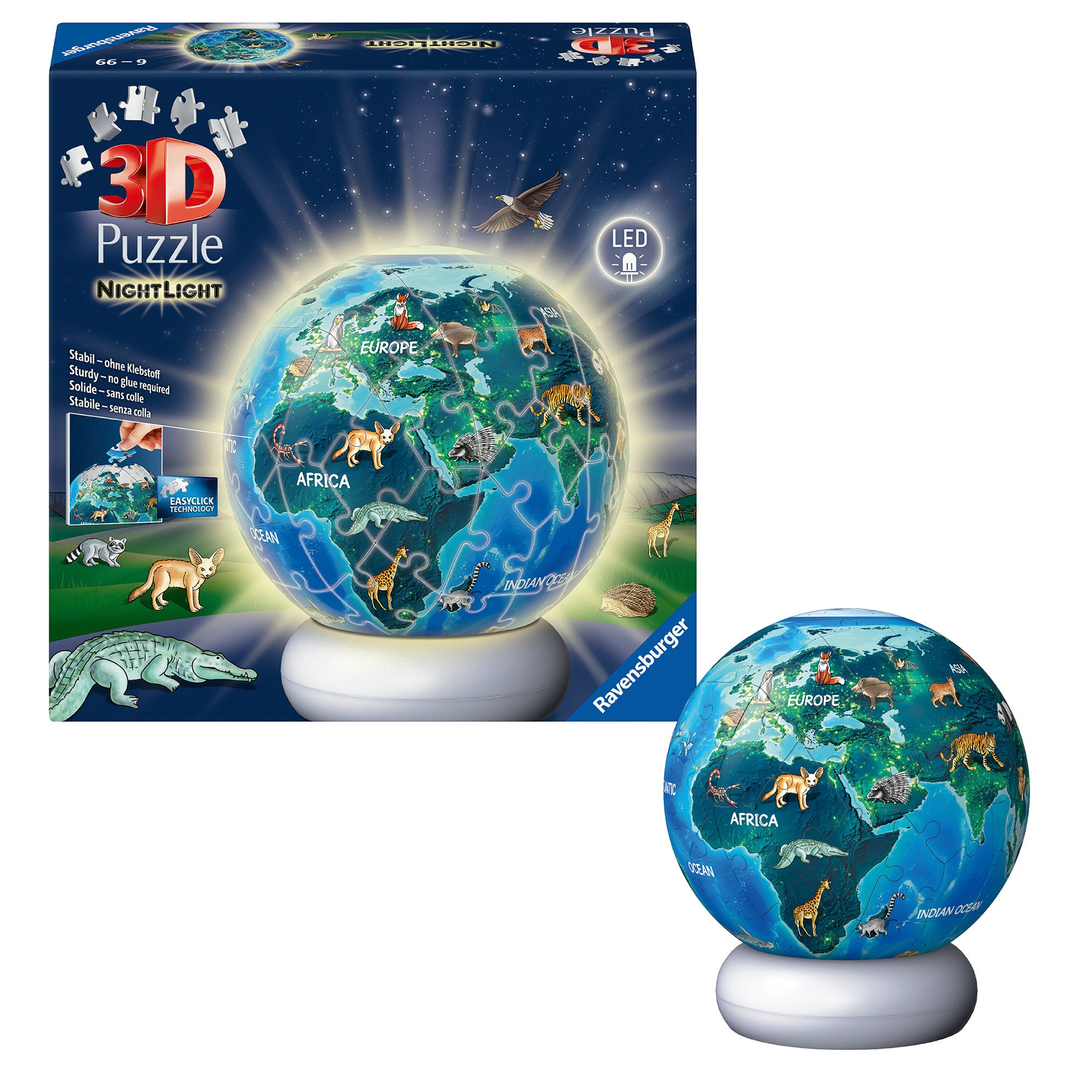 Puslespill 72 Nattlampe Jorde Ravensburger