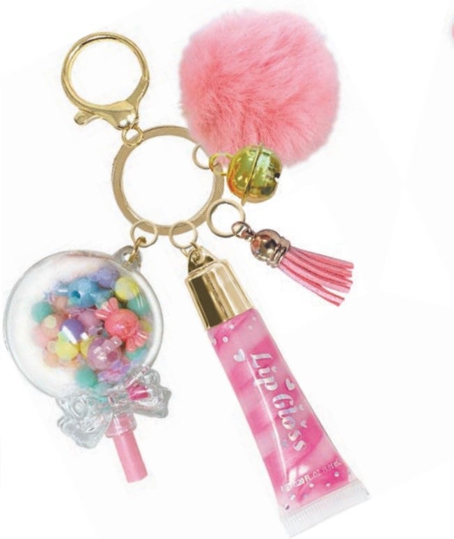 Trendy Lip Gloss m/nøkkelring