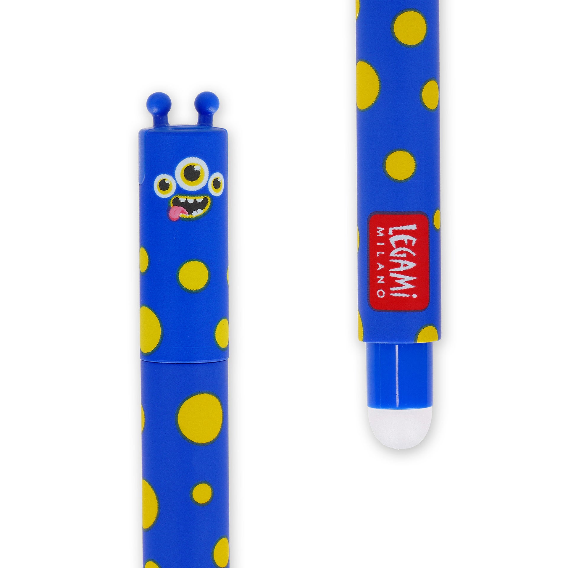 Gelepenn Legami Viskbar Monster Blå