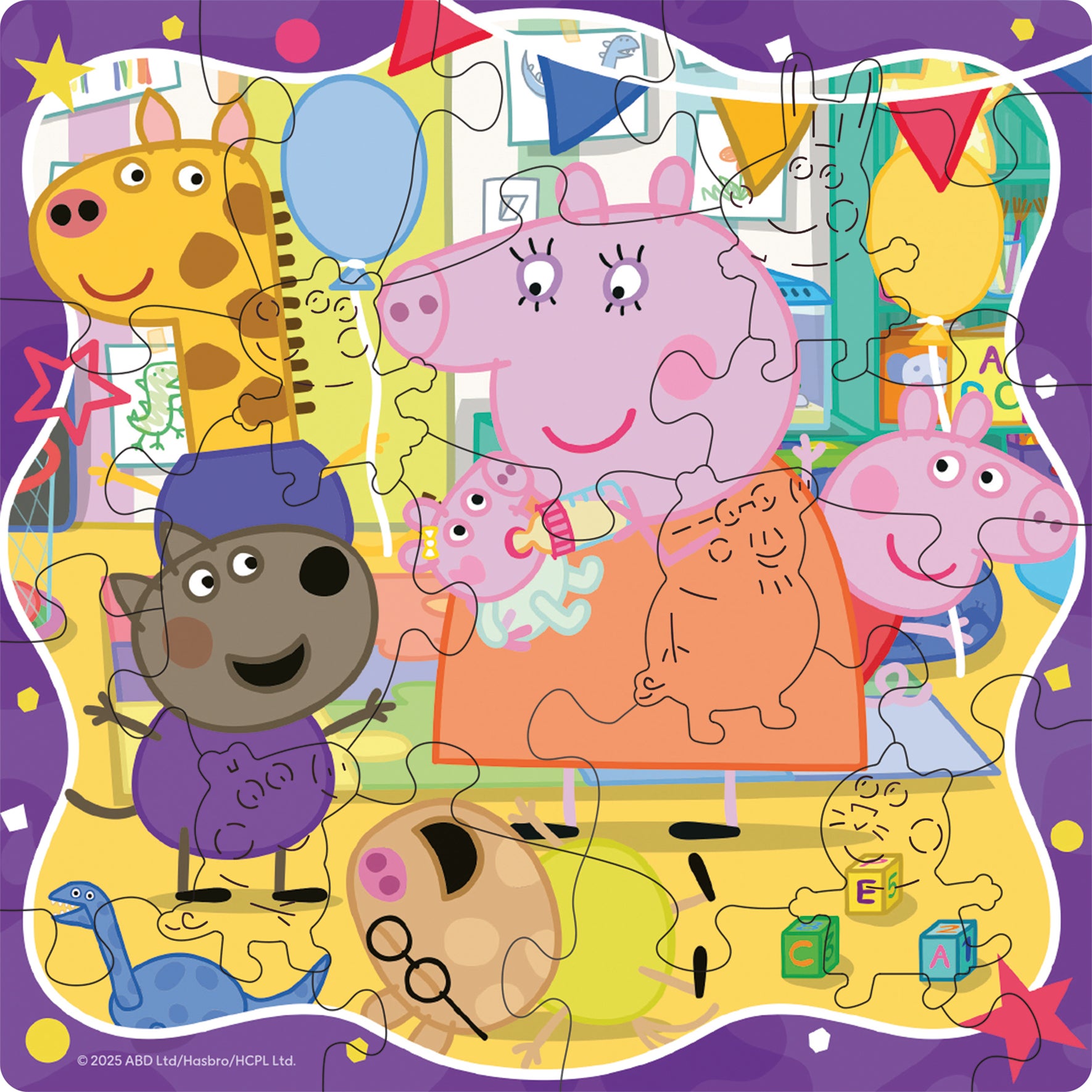 Puslespill 22 Wooden Peppa Gris Ravensburger