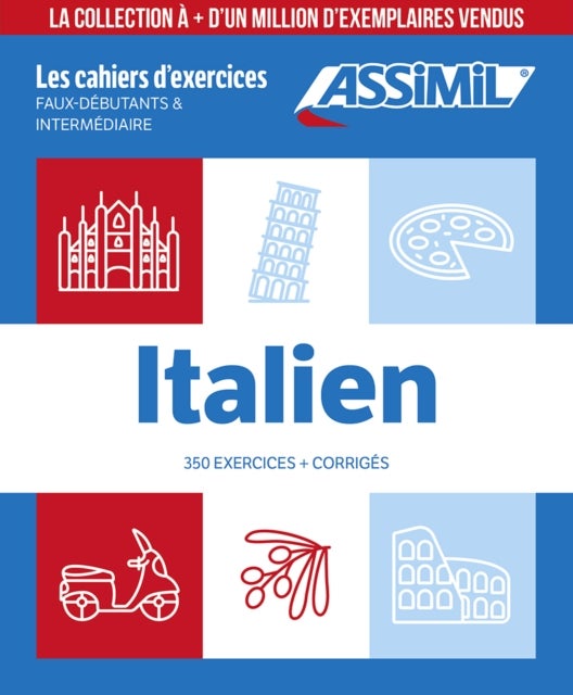 Coffret Cahiers Italien Faux Debutants/Intermediaire
