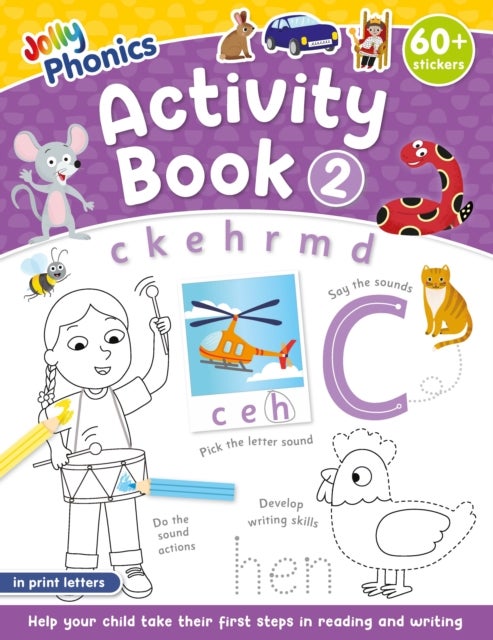 Jolly Phonics Activity Book 2 - in Print Letters (American English edition)