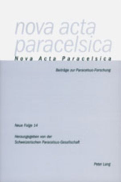 Nova Acta Paracelsica - Neue Folge 14/2000