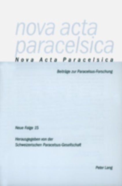 Nova ACTA Paracelsica - Neue Folge 15/2001