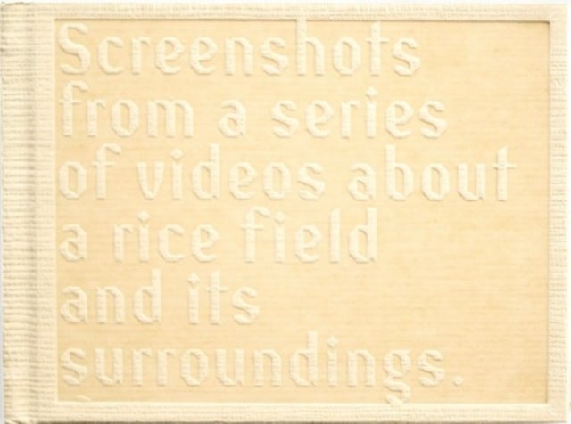 Screenshots of a rice field and its surroundings