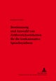 Bestimmung Und Auswahl Von Zeitbereichseinheiten Fuer Die Konkatenative Sprachsynthese