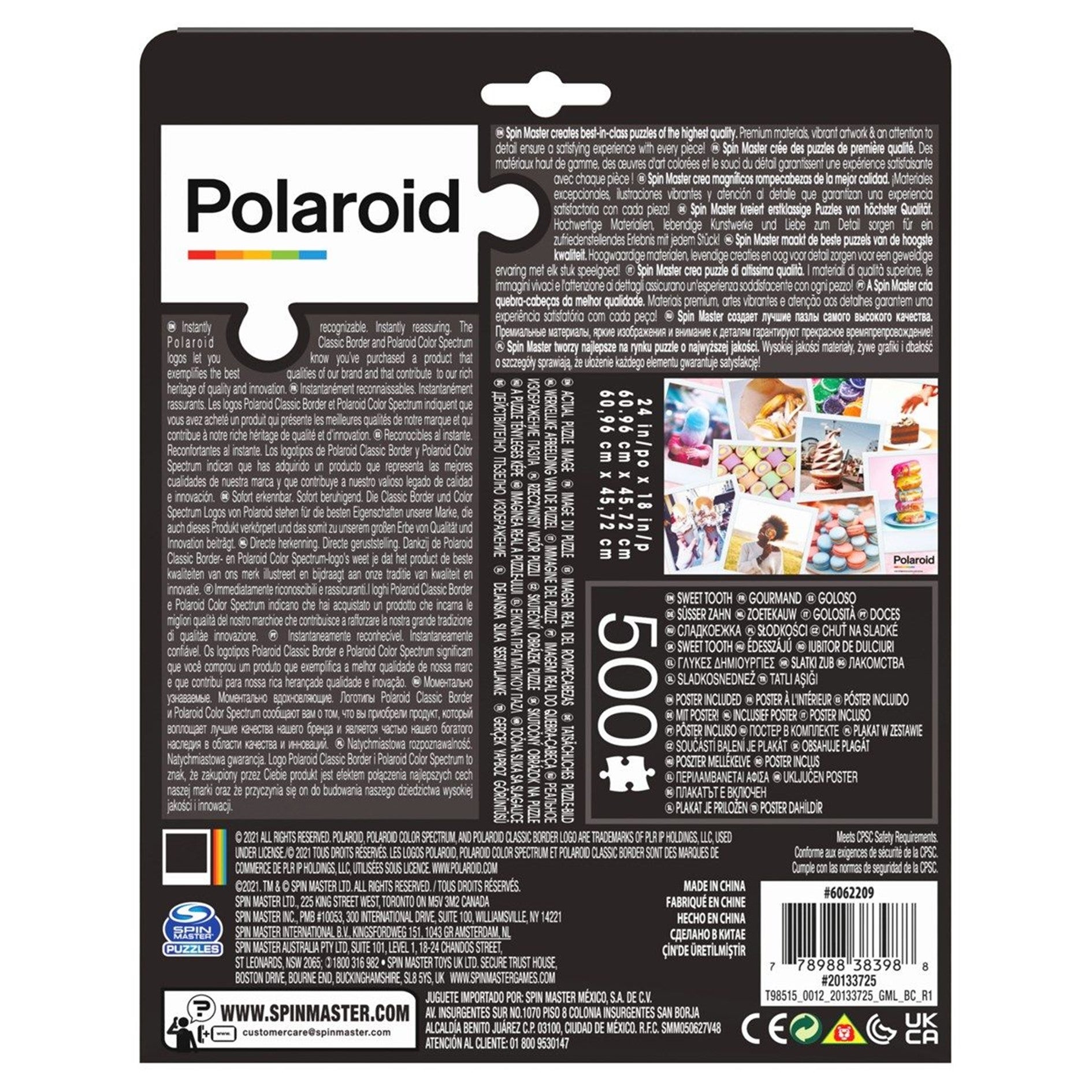 Puslespill Polaroid 500 i Tinnboks