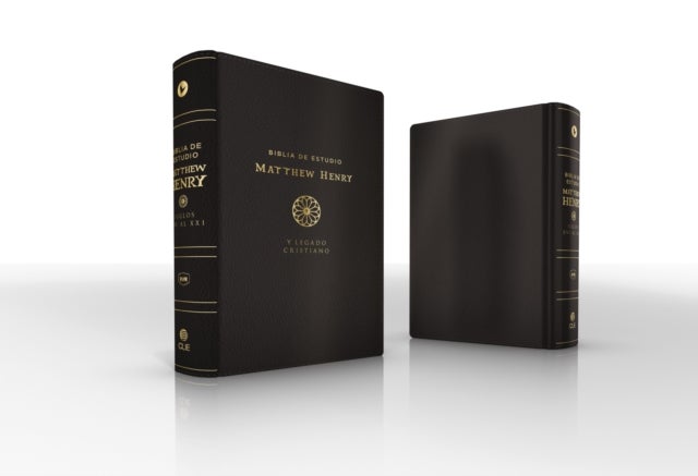 RVR, Biblia de estudio Matthew Henry y legado cristiano, Leathersoft, Negro, Interior a dos colores, Comfort Print