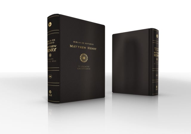 RVR, Biblia de estudio Matthew Henry y legado cristiano, Leathersoft, Negro, Interior a dos colores, con Índice, Comfort Print