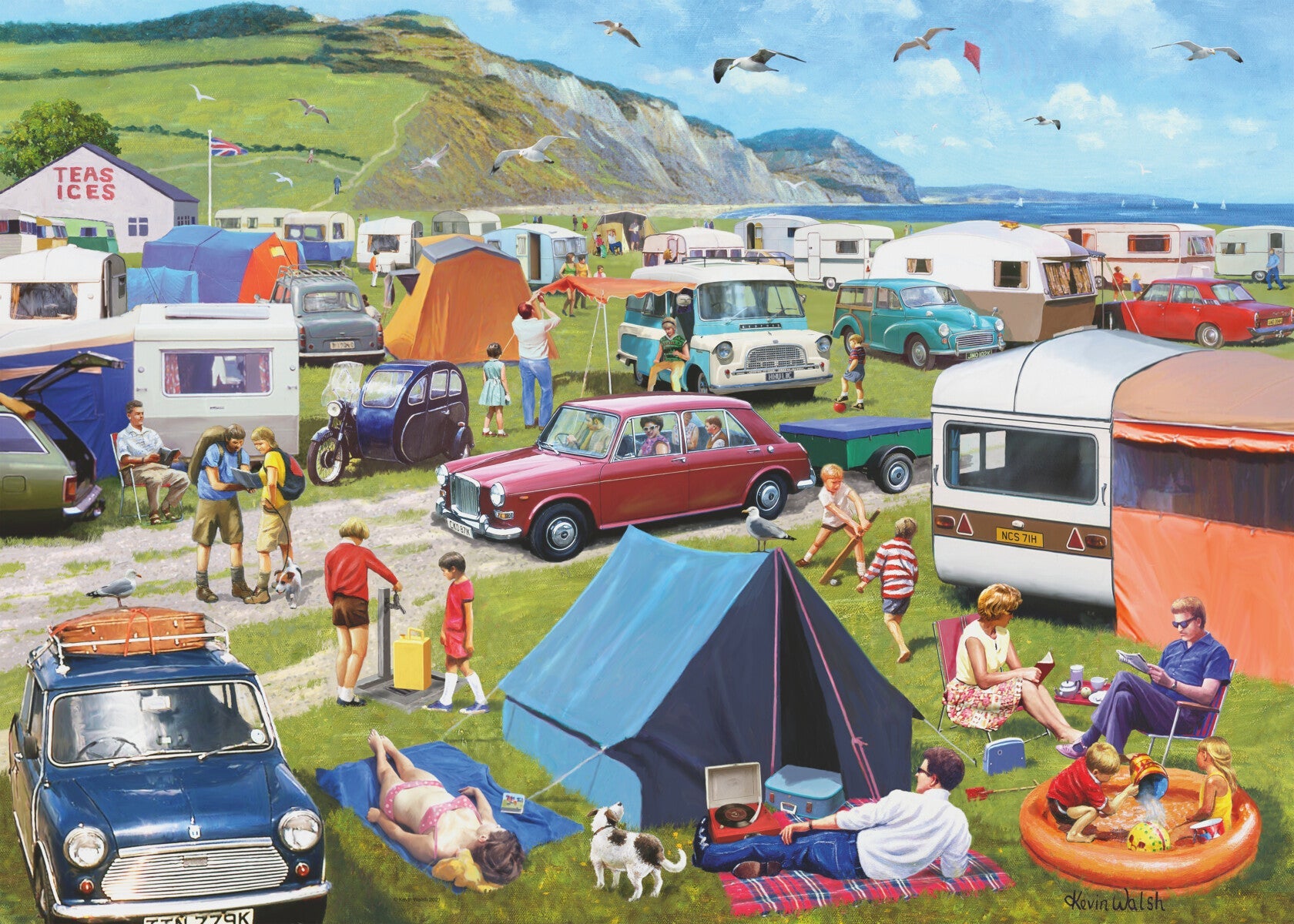 Puslespill 1000 Camping Ravensburger