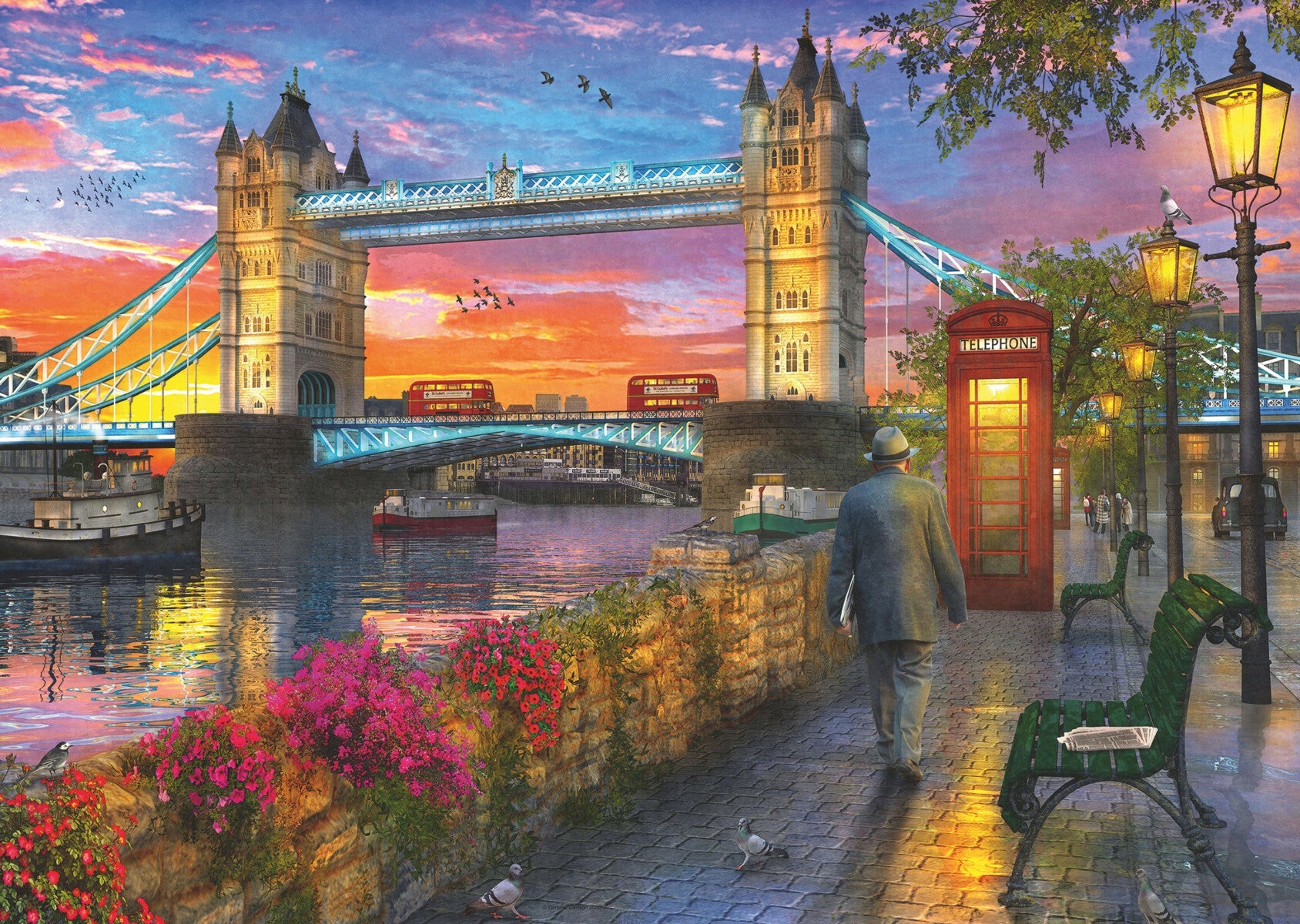 Puslespill 1000 Tower Bridge Ravensburger