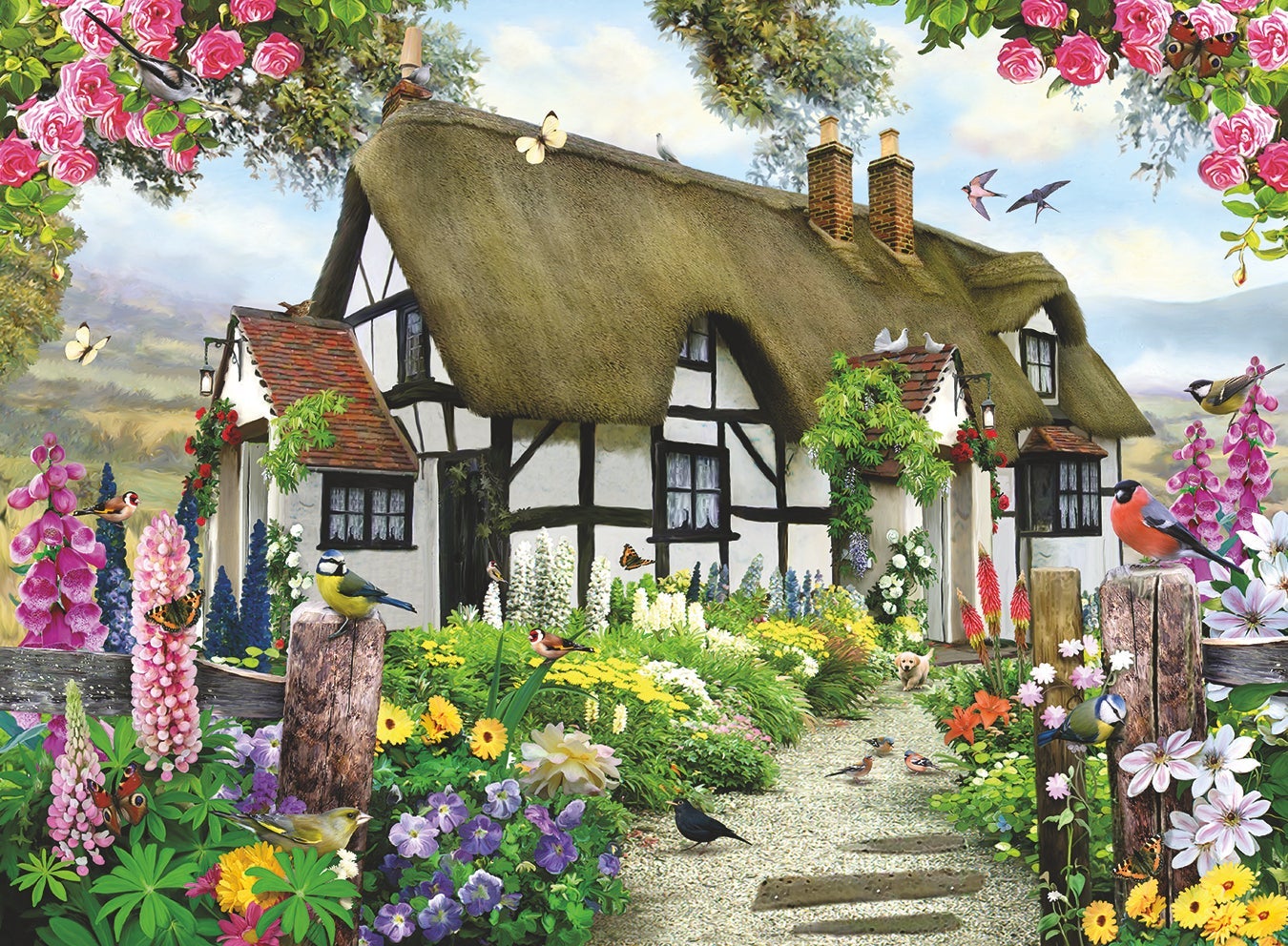 Puslespill 500 Dream Cottage Ravensburger