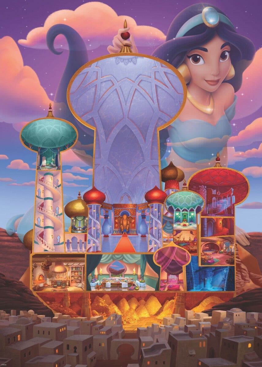 Puslespill 1000 WD Jasmine Slott Ravensburger