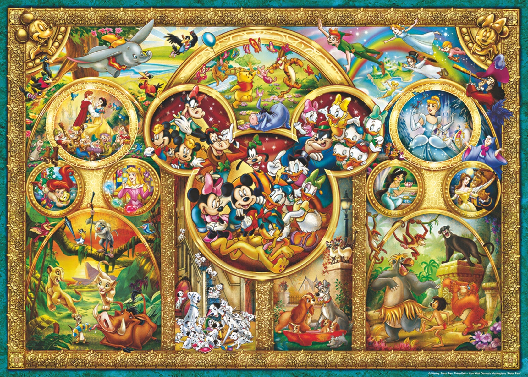 Puslespill 1000 Beste Disney Ravensburger