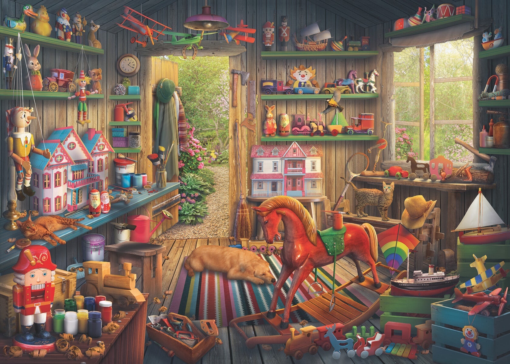 Puslespill 1000 Nostalgiske Leker Ravensburger