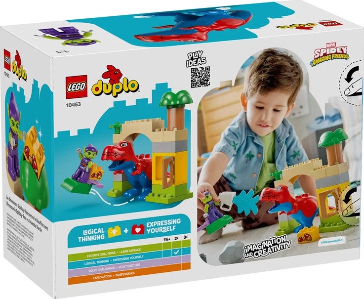 Lego Dinosauren Spidey-Rex mot Green Goblin 10463