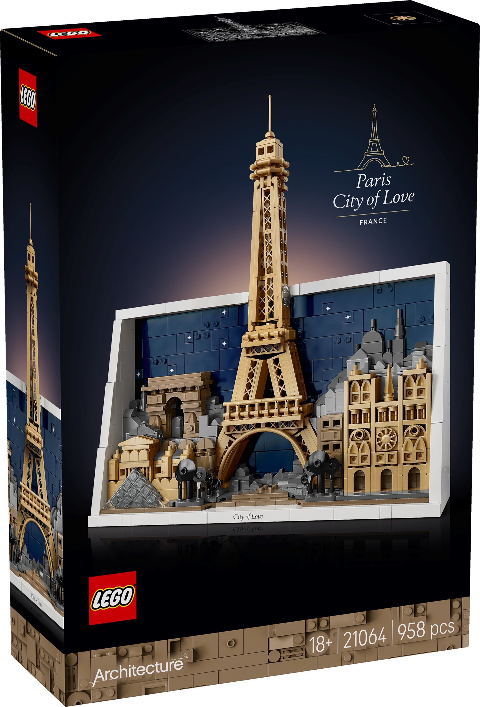 Lego Paris - romantikkens by 21064